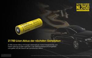 NITECORE - Li-Ion Akku Typ 21700/5000mAh