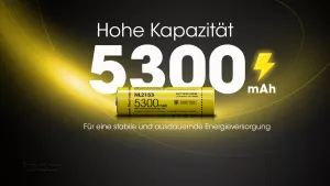 NITECORE - Li-Ion Akku Typ 21700/5300mAh