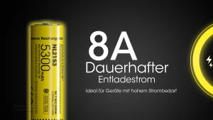 NITECORE - Li-Ion Akku Typ 21700/5300mAh