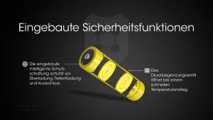 NITECORE - Li-Ion Akku Typ 21700/5300mAh