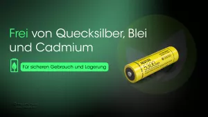 NITECORE - Li-Ion Akku Typ 21700/5300mAh