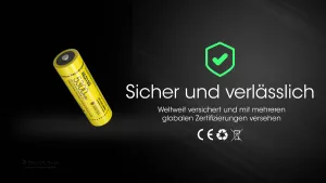 NITECORE - Li-Ion Akku Typ 21700/5300mAh