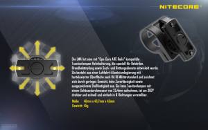 NITECORE LMA1 - taktische Helmmontage für Taschenlampen