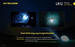 NITECORE LR12 - max. 1.000 Lumen