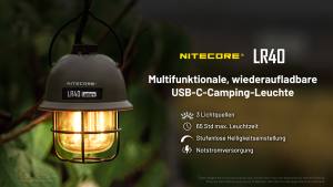 NITECORE LR40 - max. 100 Lumen