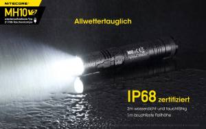 NITECORE MH10 V2.0 - Max. 1.200 Lumen