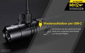 NITECORE MH12V2 - max. 1200 Lumen