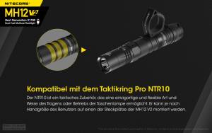 NITECORE MH12V2 - max. 1200 Lumen