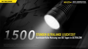 NITECORE MH25 V2 - max. 1300 Lumen