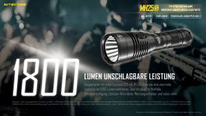 NITECORE MH25S - max. 1.800 Lumen