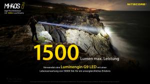 NITECORE MH40S - max. 1.500 Lumen