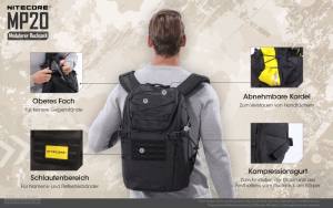 NITECORE Mission Pack MP20 - schwarz