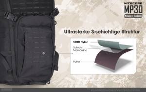NITECORE Mission Pack MP30 - schwarz
