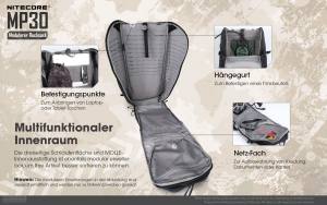 NITECORE Mission Pack MP30 - schwarz
