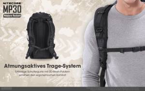 NITECORE Mission Pack MP30 - schwarz