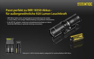 NITECORE MT10C - max. 920 Lumen