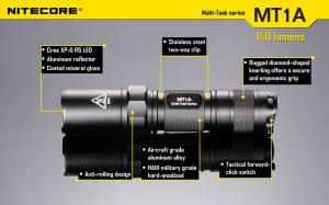 NITECORE MT1A - max. 180 Lumen