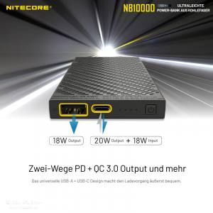 NITECORE NB10000 - Powerbank