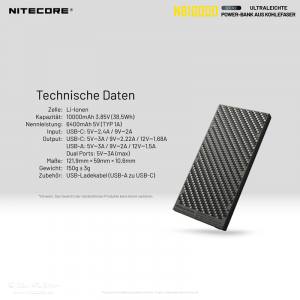 NITECORE NB10000 - Powerbank