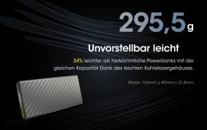 NITECORE CARBO20000 - Powerbank mit Carbongehäuse