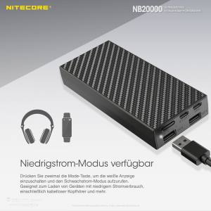 NITECORE NB20000 - Powerbank
