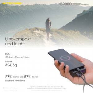 NITECORE NB20000 - Powerbank