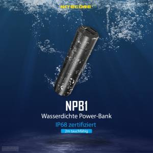 NITECORE NBP1 - wasserdichte Powerbank