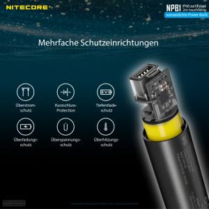 NITECORE NBP1 - wasserdichte Powerbank
