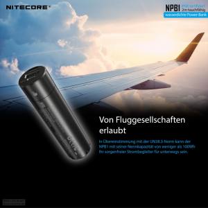 NITECORE NBP1 - wasserdichte Powerbank