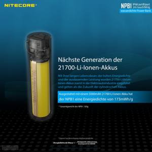 NITECORE NBP1 - wasserdichte Powerbank