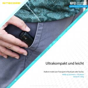 NITECORE NBP1 - wasserdichte Powerbank