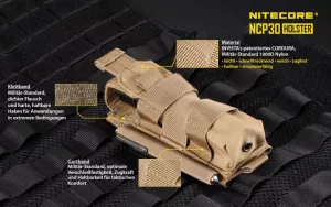 NITECORE NCP30 - taktisches Nylonholster