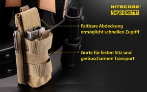 NITECORE NCP30 - taktisches Nylonholster