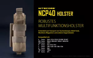 NITECORE NCP40 - taktisches Nylonholster