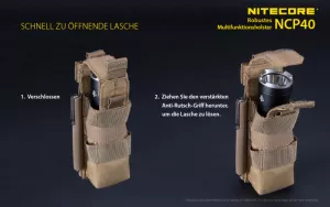 NITECORE NCP40 - taktisches Nylonholster