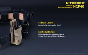 NITECORE NCP40 - taktisches Nylonholster