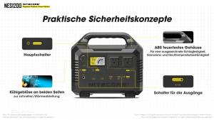 Nitecore NES1200 - mobile Stromversorgung -  1252,8 Wh (348000mAh)