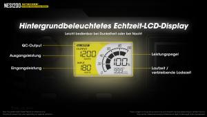 Nitecore NES1200 - mobile Stromversorgung -  1252,8 Wh (348000mAh)