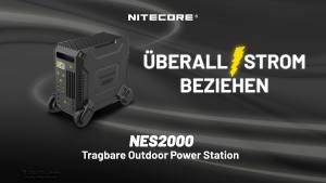 Nitecore NES2000 - mobile Stromversorgung -  max. 4000 Wh (560000mAh)