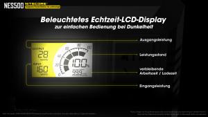 NITECORE NES500 - mobile Stromversorgung - 518Wh / 144000mAh