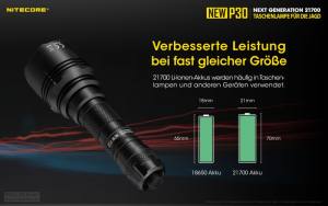 NITECORE NEW P30 - max. 1.000 Lumen