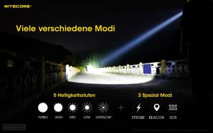 NITECORE NEW P30 - max. 1.000 Lumen