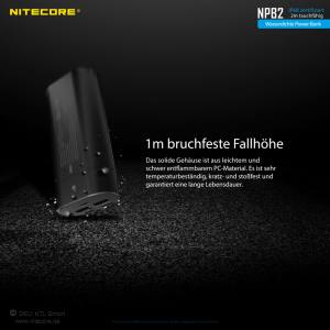 NITECORE NPB2 - wasserdichte Powerbank