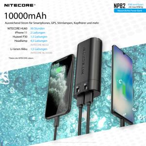 NITECORE NPB2 - wasserdichte Powerbank