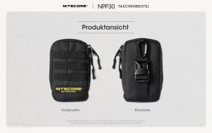 NITECORE NPP30 - Pocket Organizer - schwarz