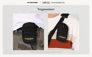 NITECORE NPP30 - Pocket Organizer - schwarz
