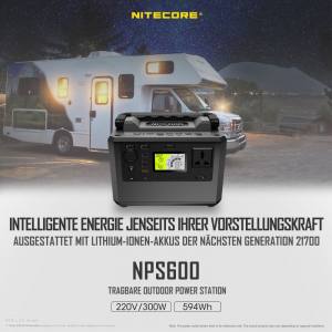 NITECORE NPS600 - mobile Stromversorgung - 594Wh (165000mAh)