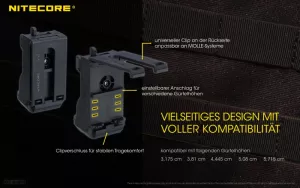 NITECORE NTH25 - taktisches Kunststoffholster