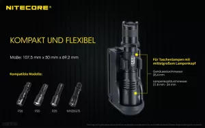 NITECORE NTH25 - taktisches Kunststoffholster