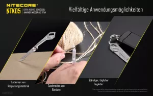 NITECORE NTK05 - Messer aus Titan
